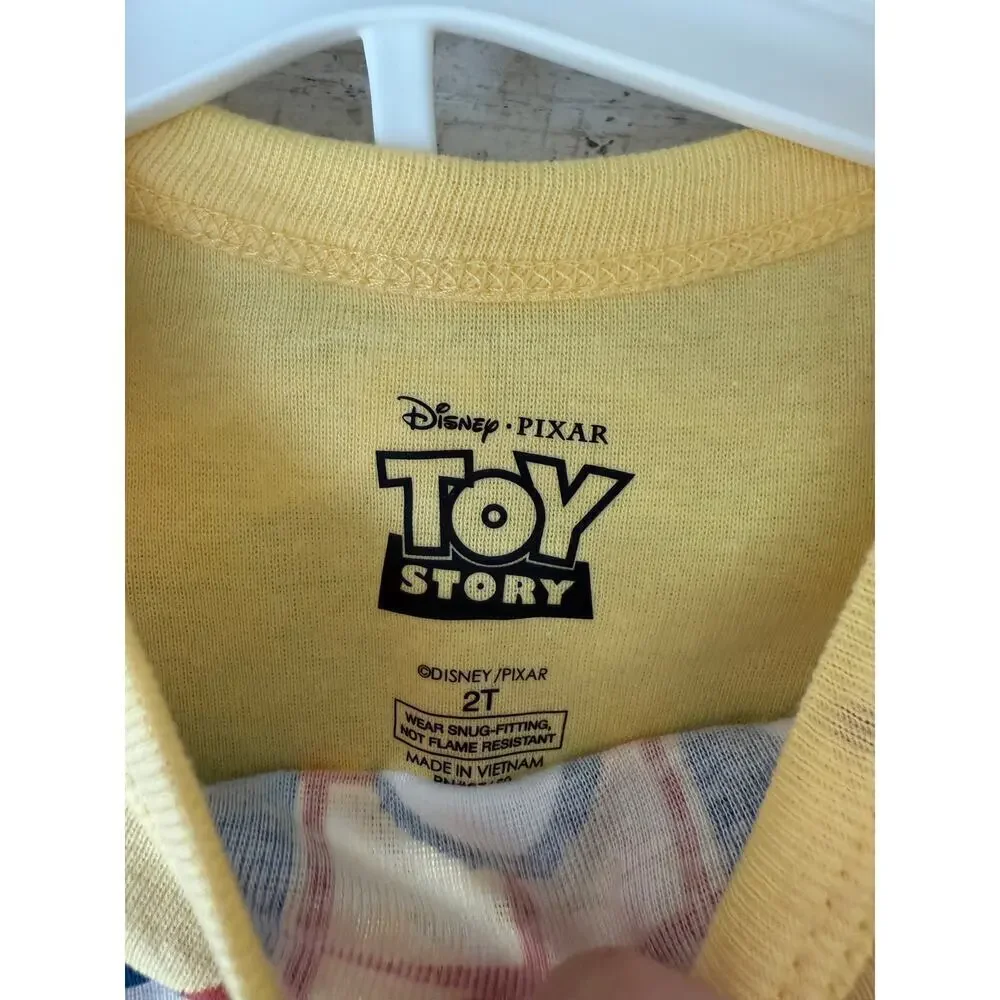 Toddler Boys 2T 4pc Snug Fit Toy Story Buzz & Woody Cotton Pajama Set - Picture 5 of 6